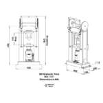 20t hüdrauline press Durston - Image 3
