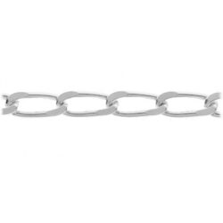 curb chain sterling silver ag 925 pdd70 24mm