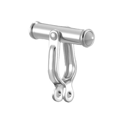 203.32501 21-2-ANTIQUE-古典式 Mansetinööbi kinnitus S74, hõbe 925, 2.2g - Image 1