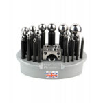 Alasi ja puntslite komplekt 21tk (Ø 3-36 mm) Durston