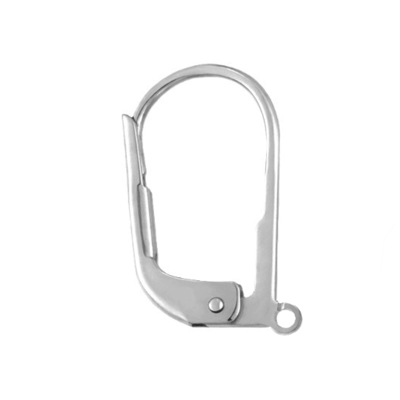 Lever back earring sterling silver 925 Kõrvarõnga lukk 14,5 x 8,5, hõbe 925 - Image 1