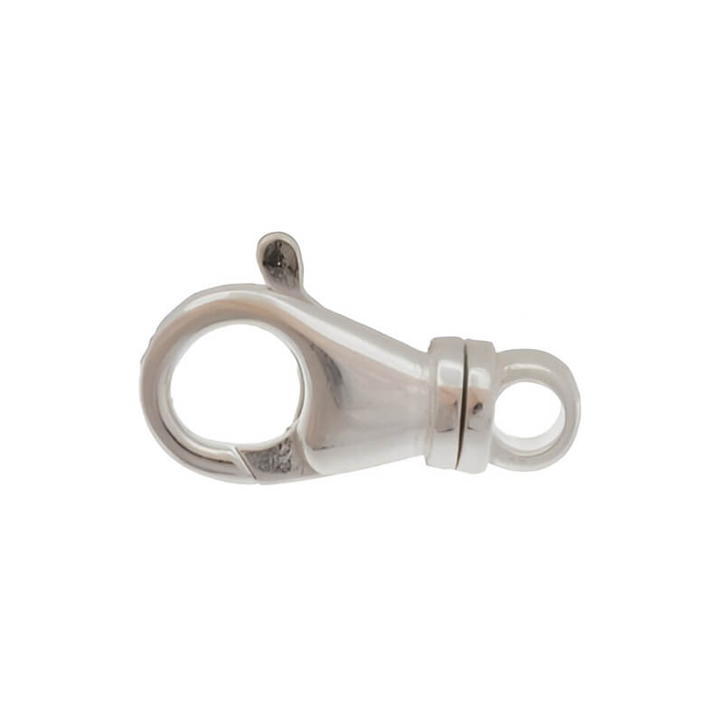 203.1462S_Karabiinlukk, hõbe 925, 14mm Karabiinlukk hõbe 925,14mm - Image 1