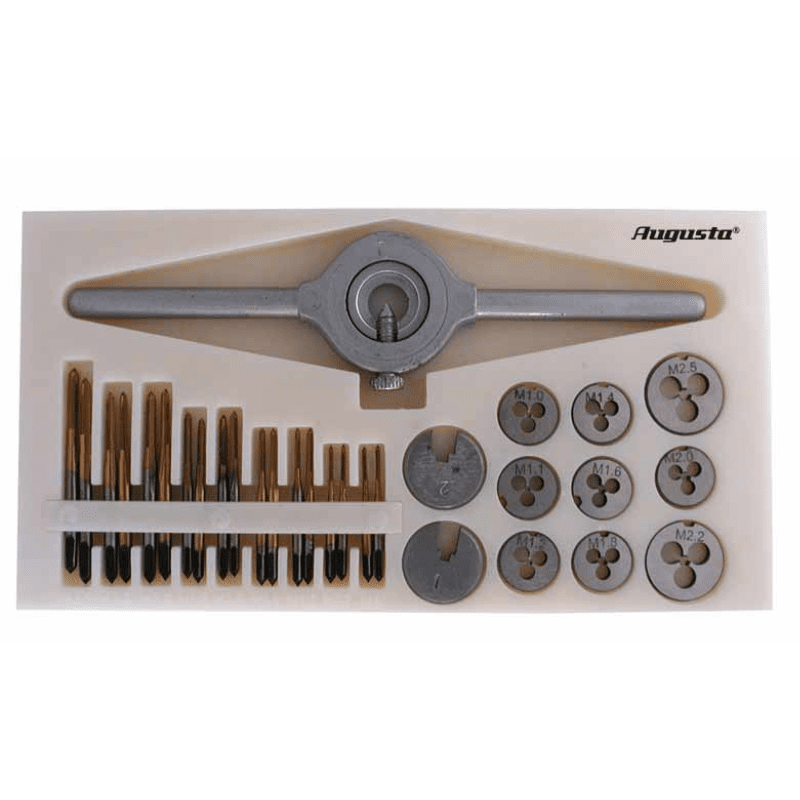 Valik kraanid ja matriitsid - Augusta keermelõikurid ja puurid 0,7-2,0 mm - Image 1
