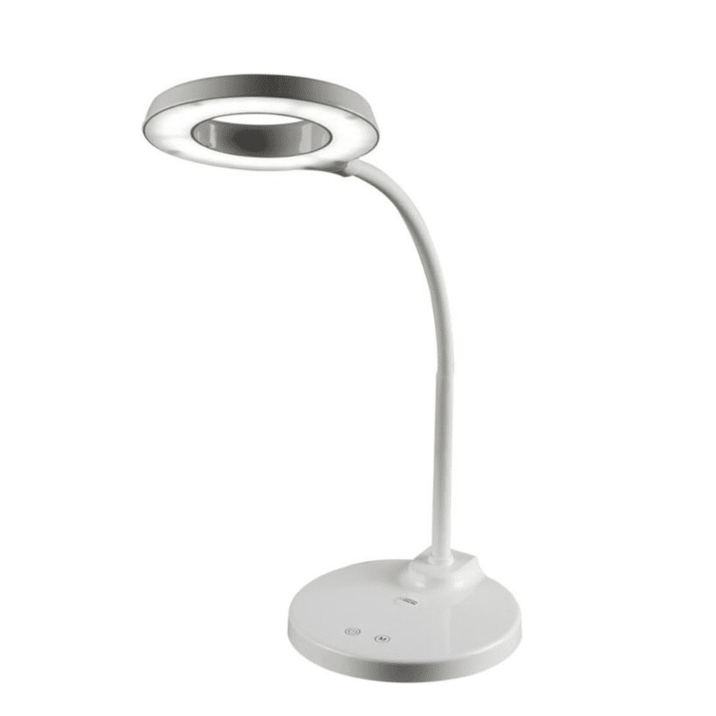Durstons-White-LED-Table-Lamp-pic1-1904UK Juveliiri LED Halo laualamp valge Durston - Image 1