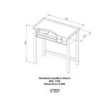 Standard kullassepa töölaud Durston - Image 5