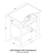 Master HPL kullassepa töölaud Durston - Image 4