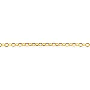 anchor bulk chain 14k yellow gold 585 1,5mm