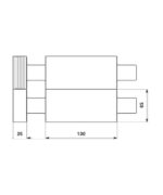 Valts DRM F130 mootoriga 220 V, Durston - Pilt 3